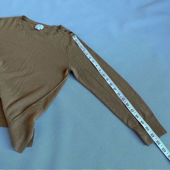 Sigrid Olsen Linen Blend Lightweight Sweater Top Women’s Size Medium - Picture 5 of 8